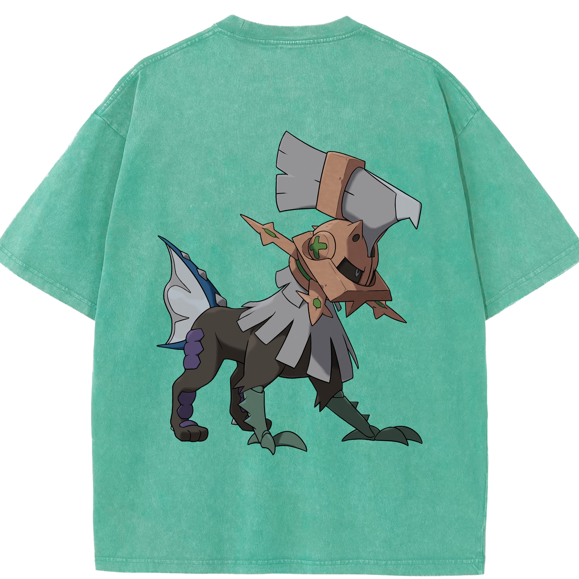 （画像用） ポケットモンスター Pokémon 綿100% ヴィンテージ風 半袖Tシャツ（背面プリント）